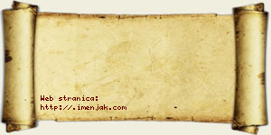 Isidora Šakota vizit kartica